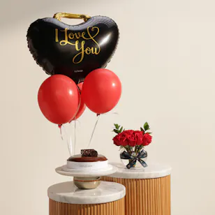 Aani & Dani Galaxy Cake | Love in the Air Balloons and Flowers Aani & Dani Galaxy Cake | Love in the Air Balloons and Flowers