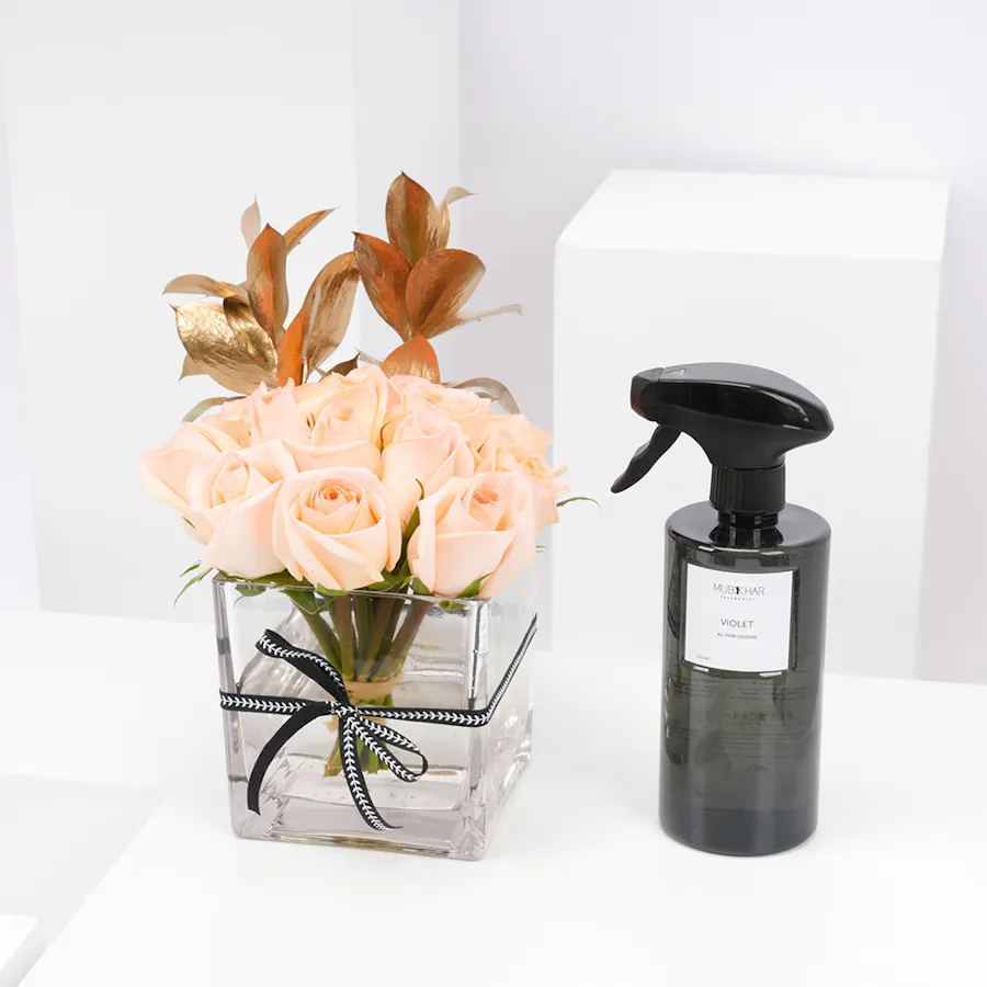 Mubkhar Violet All Over Cologne 500ml | Blooms Vase 1