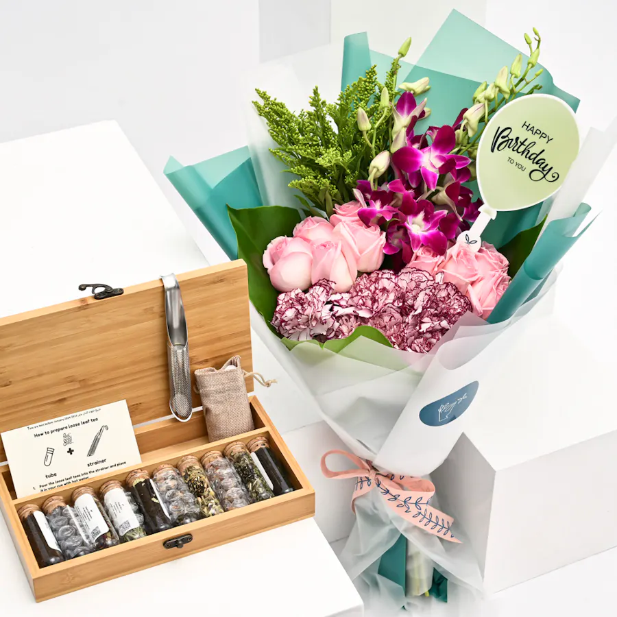 Birthday tea gift by Feelgood tea  1