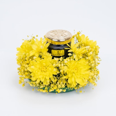 Al Kandar Al Mirani Oud | 3 Yellow Flowers Tray