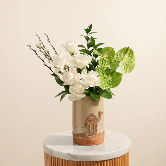 Elegant Flowers Vase