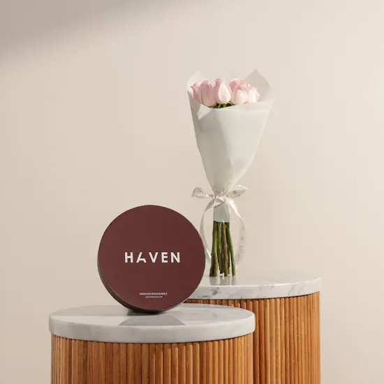 Haven Chocolate Rêve Truffles Round Box | Stunning Flowers