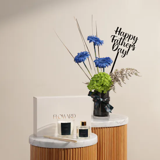 Floward Lovely Orchid Home Gift Set | Delicate Flowers