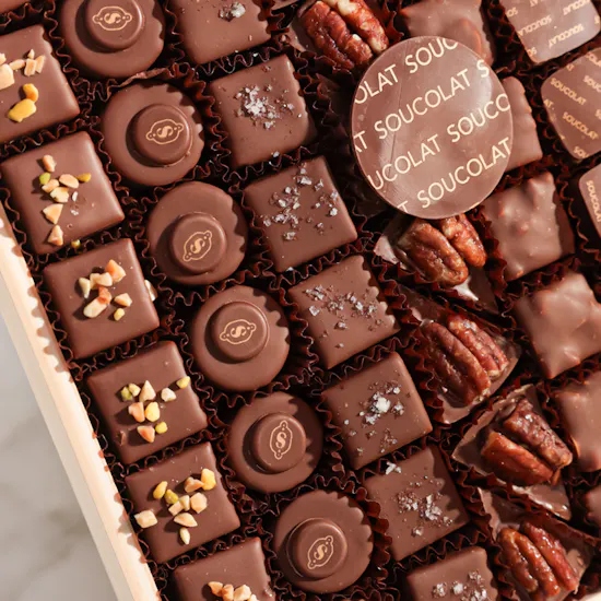 Soucolat Mixed Chocolate Wodeen Tray