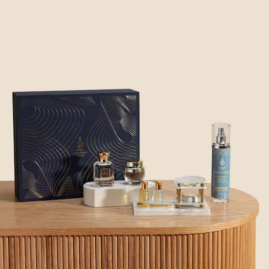 Al Ghawaly Perfumes Luxury Wooden Gift Box