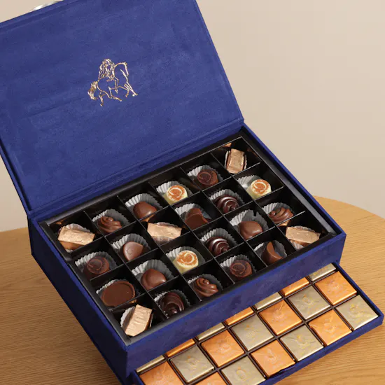 Godiva Chocolates Royal Navy Blue Box