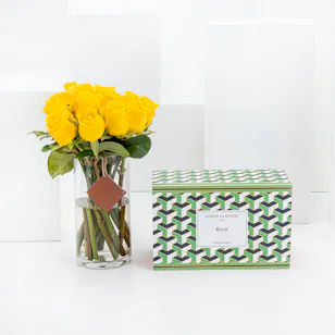 Maison La Bougie Rivoli Candle 350g | Yellow Roses Maison La Bougie Rivoli Candle 350g | Yellow Roses
