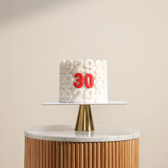 Floward Personalized Birthday Age Cake