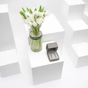 Zayan Lapis Lazuli Silver Dress Studs | Tulips Zayan Lapis Lazuli Silver Dress Studs | Tulips