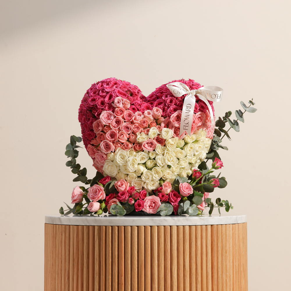 تنسيق بيبي جوري بشكل قلب مبهرة 