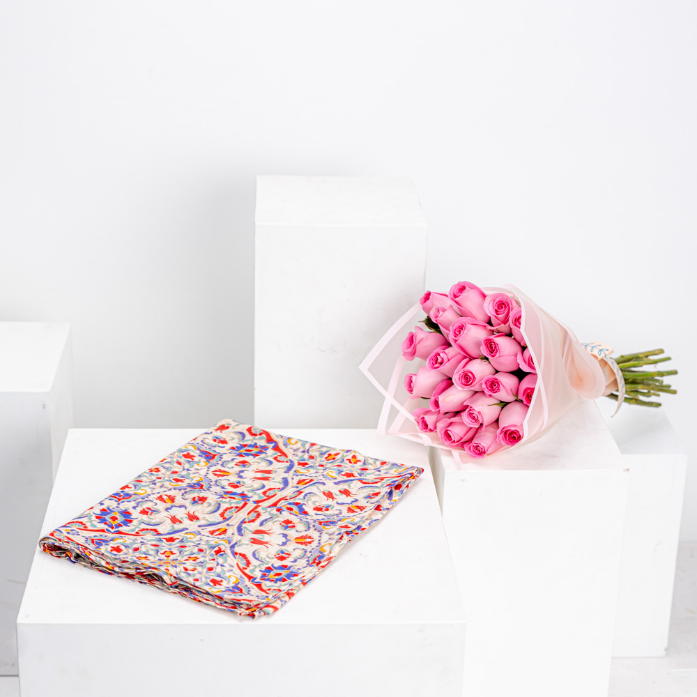 Jude Noor Scarf | Lovely Roses