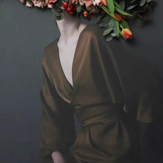 Elegant Dress Digital Painting