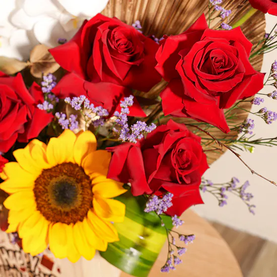 Radiant Birthday Flowers Box