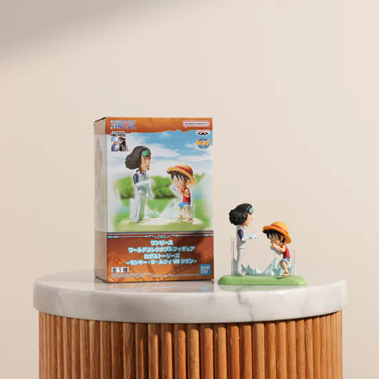 One Piece WCF Monkey D. Luffy vs Kuzan Anime Action Figure Model