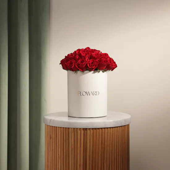 Blooming Red Roses Box | 25 Flowers