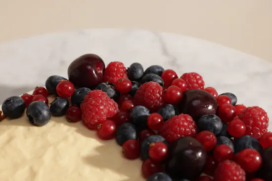 Floward Red Fruit Vanilla Crescent Tart