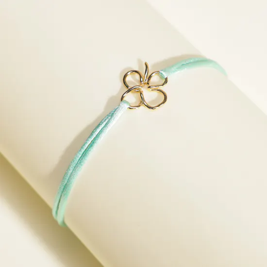 Leïa K. Solid Clover Bracelet