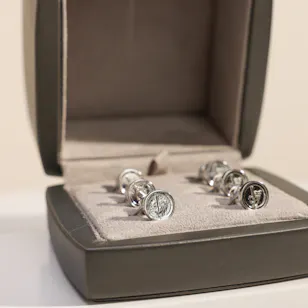 Zayan Lapis Lazuli Silver Cufflinks Set