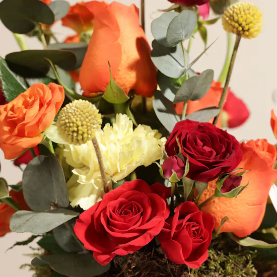 Ghazl Chocolatier Happy Birthday Chocolate Box | Warm Flowers