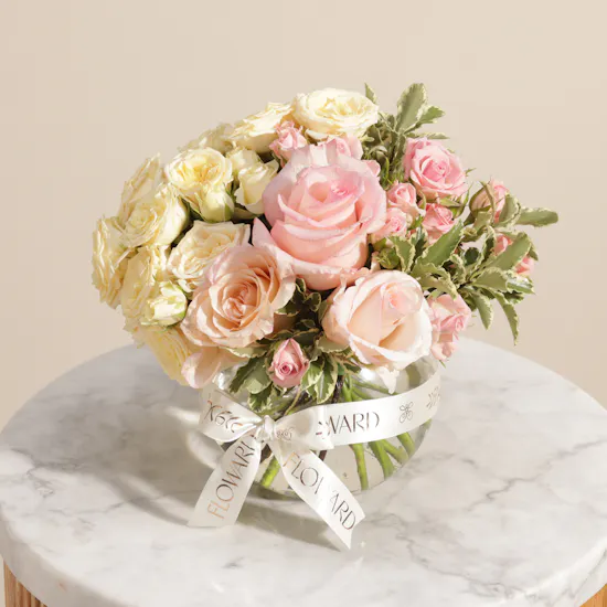 Shiny Flowers Vase