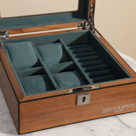 Heisse & Söhne Borneaux 4+ Walnut Watch Box