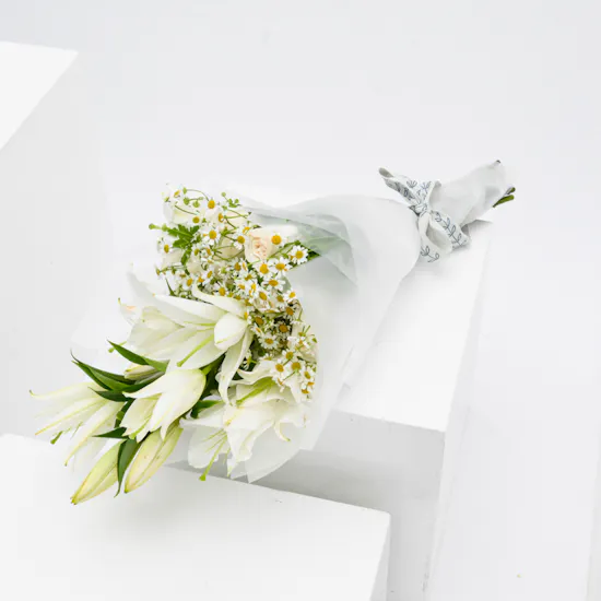 White Spring Bouquet