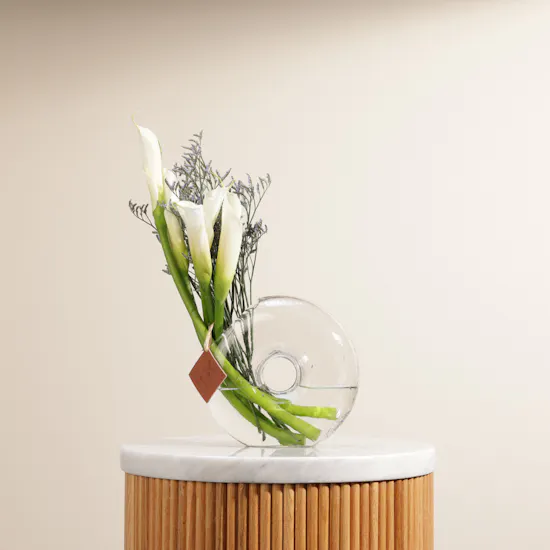 Calla White Vase