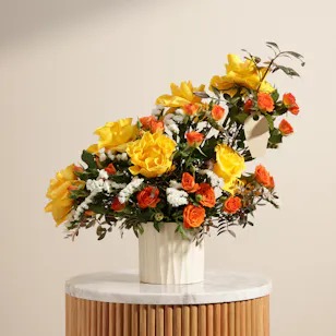 Sunlit Dream Flower Vase