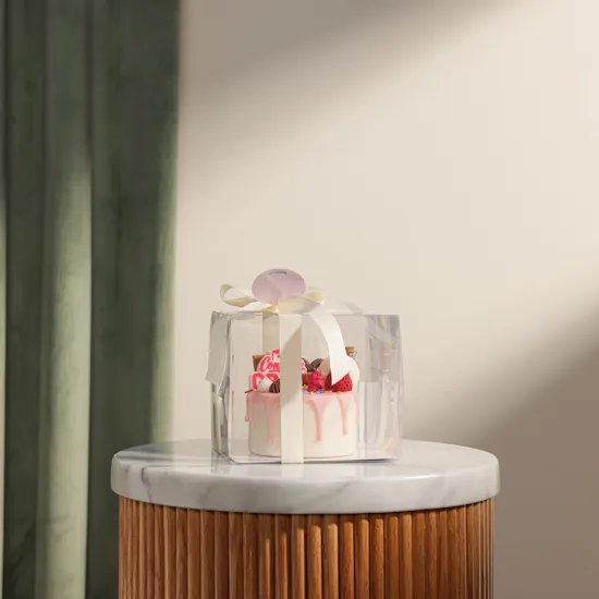 Done by SHK Pink Graduation Cake Candle