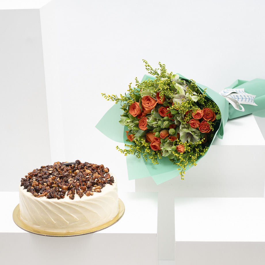 كيكة الجزر من سكر الندى | باقة السعادة 