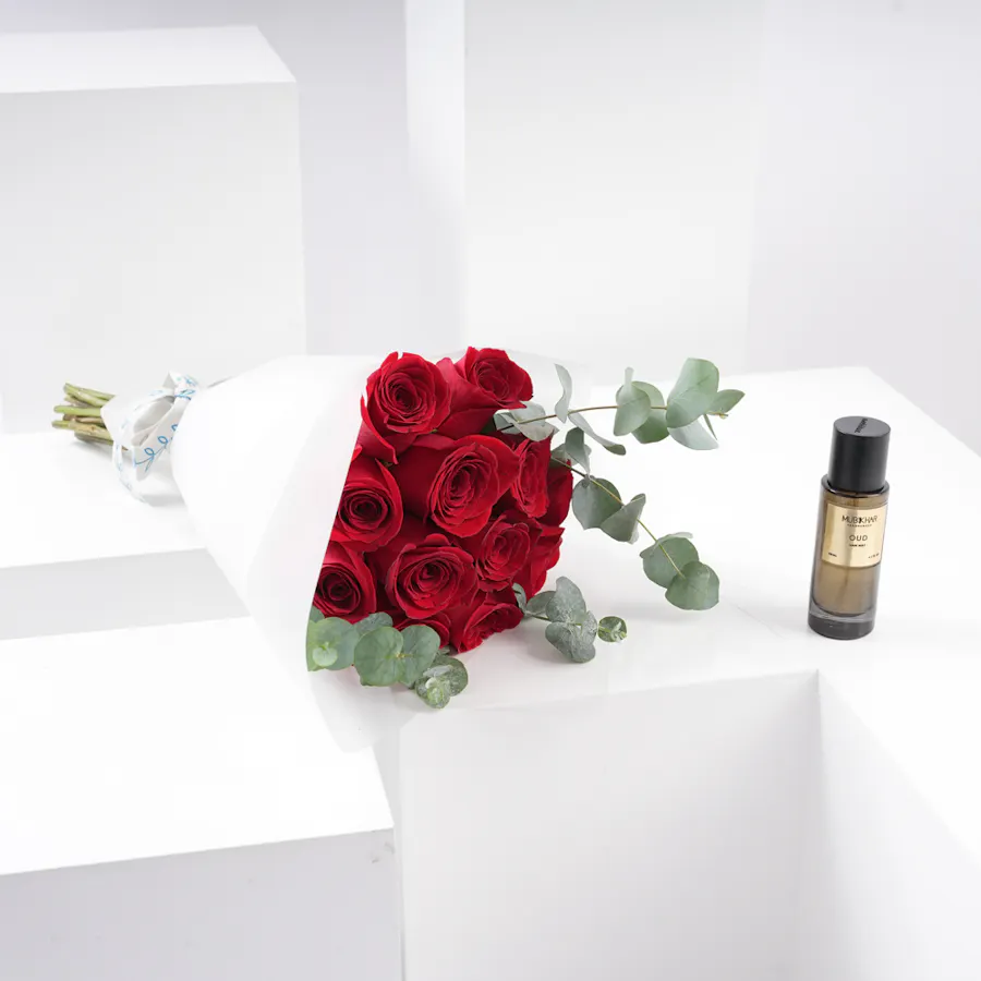 عود عطر الشعر من مبخر | 12 جورى حمراء 1