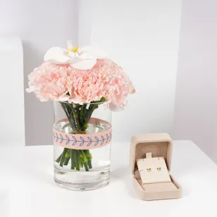 Joolz Baby Diamond Earrings | Carnations 