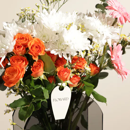 Blush Glam Flower Vase