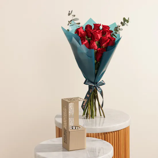 Cascades Decorative Square Metal incense Burner | Crimson Joy Flowers