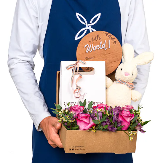 Cozy Bunny White Collection | Flowers