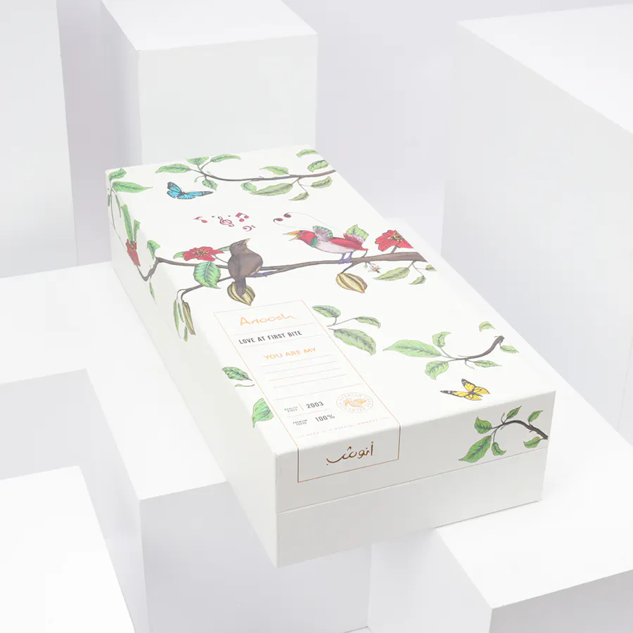 Anoosh Wafer Chocolate Box | Bright Bouquet 1