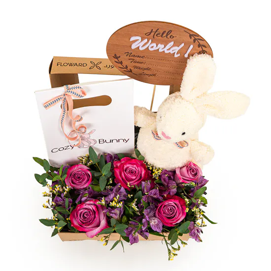 Cozy Bunny White Collection | Flowers