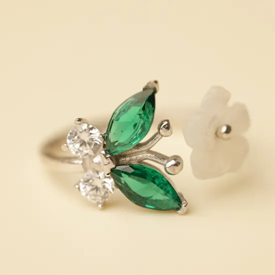 Zia Summer Adjustable Butterfly Women's Ring