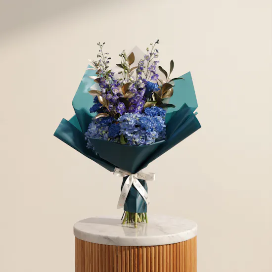 Blue Midnight Dream Flower Bouquet