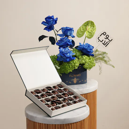 Floward Essence of Joy Medium Chocolate Box | Sweetly Gentle Flower