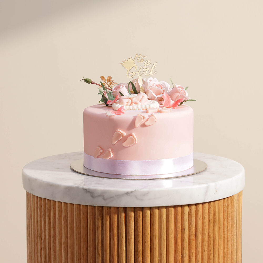 Floward It's a Girl Cake | Vanilla