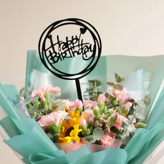 Carolina Herrera 212 VIP Black | Birthday Bouquet