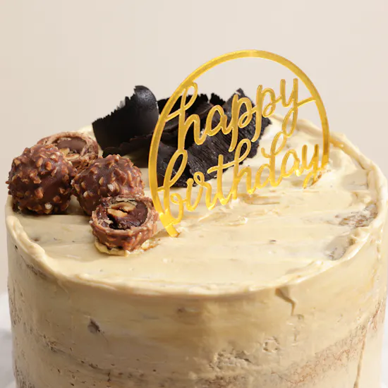 Floward Ferrero Crunchy Chocolate Coffee Birthday Cake