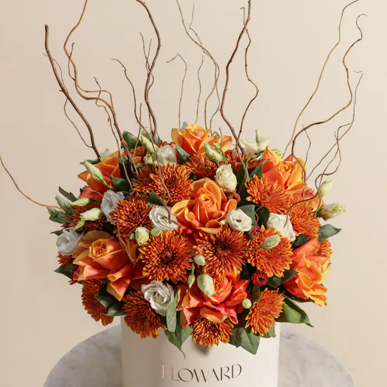 Warm Moment Flowers Box