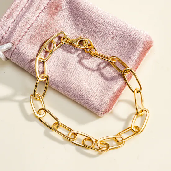 Hrh Cuban Gold Plated Bracelet