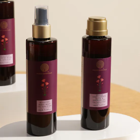 Forest Essentials Lime, Saffron and Oudh Collection