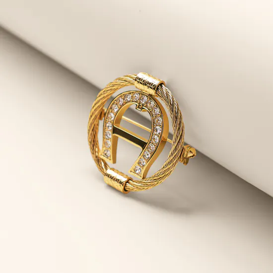 Aigner Cirena Gold Plated Tone Women's Brooch