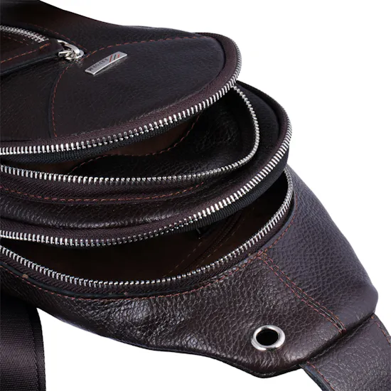 Reform Brown Small Side Bag | Men