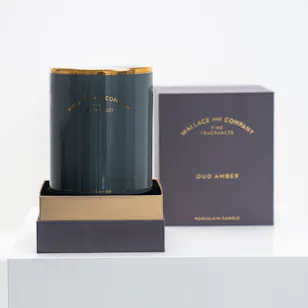 OUD AMBER PORCELAIN CANDLE