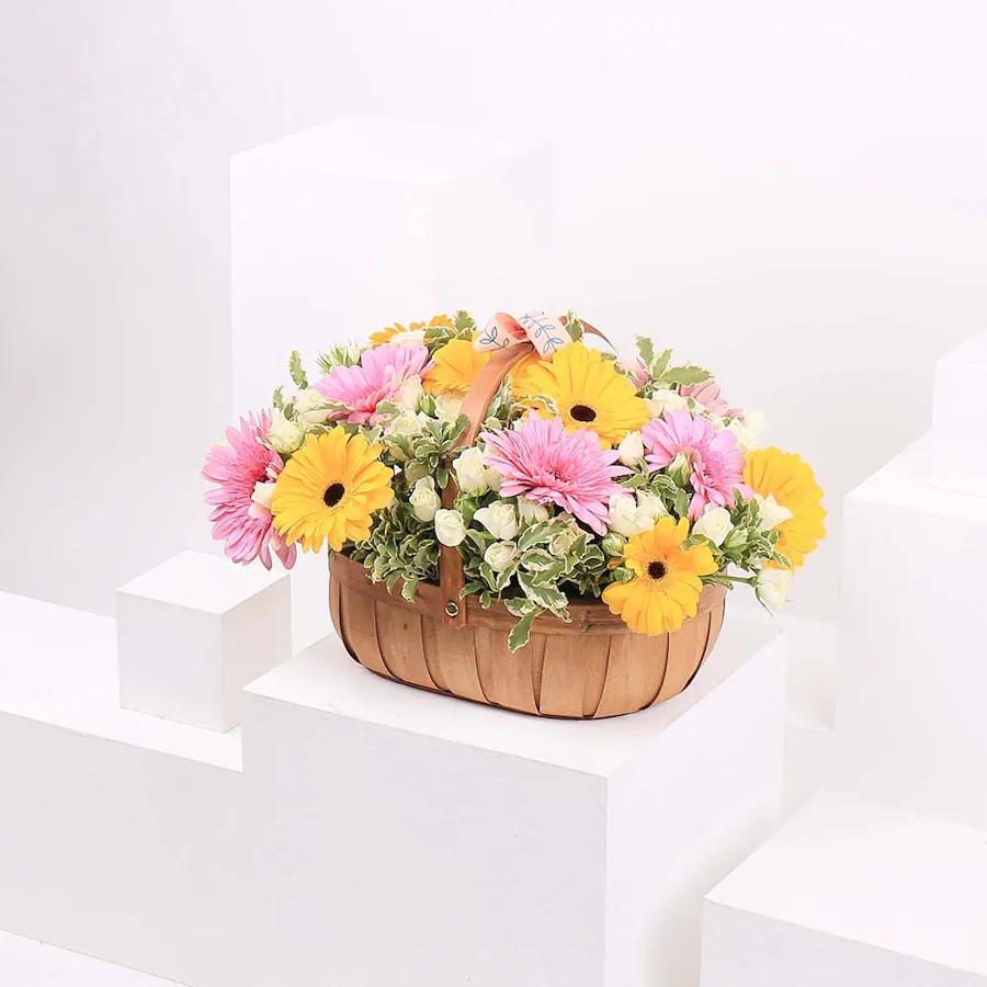 Spring Time | Wood Basket 5